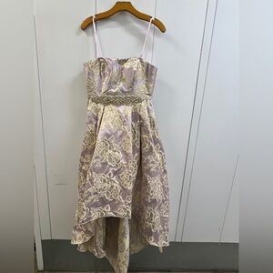 Like New Cachet Formal Rose High Low Dress
